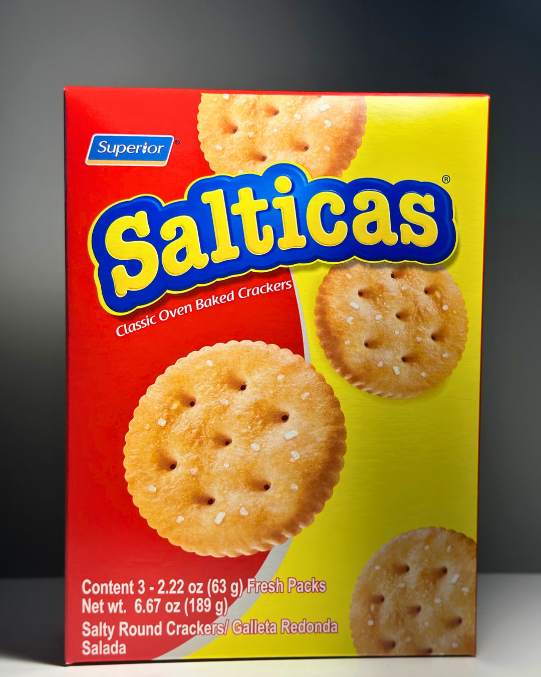 Salticas l Caja de 18unidades